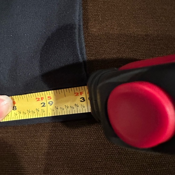 Talbots Navy Blue Curvy Straight Leg Mid Rise Sz 10 With Back Pockets - Picture 13 of 13